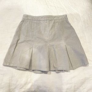 light grey BDG pleated skirt from Urban Outfitters
